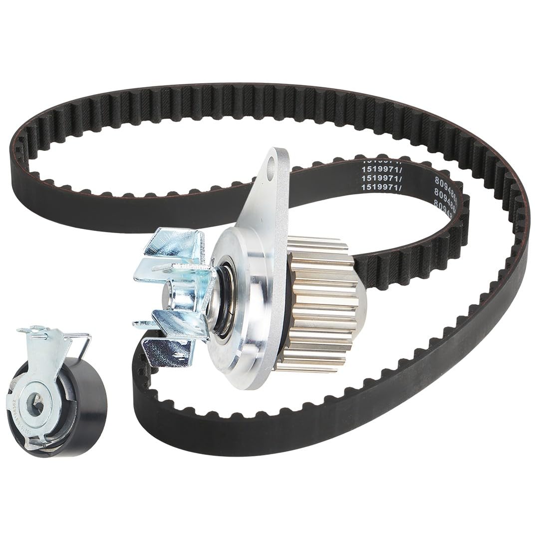 RIDEX 3096W0511 Kit de distribution + pompe à eau mécanique avec joint d'étanchéite sans kit de vis Compatible avec PEUGEOT 206 3/5 portes 2A/C