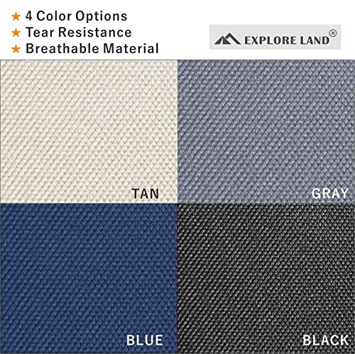 Explore Land Heavy Duty Chair Storage Bag For Folding Longue Chair, Zero Gravity Chair, Light Weight Transport Chair, Folding Rollator Walker (Black) #TOP6