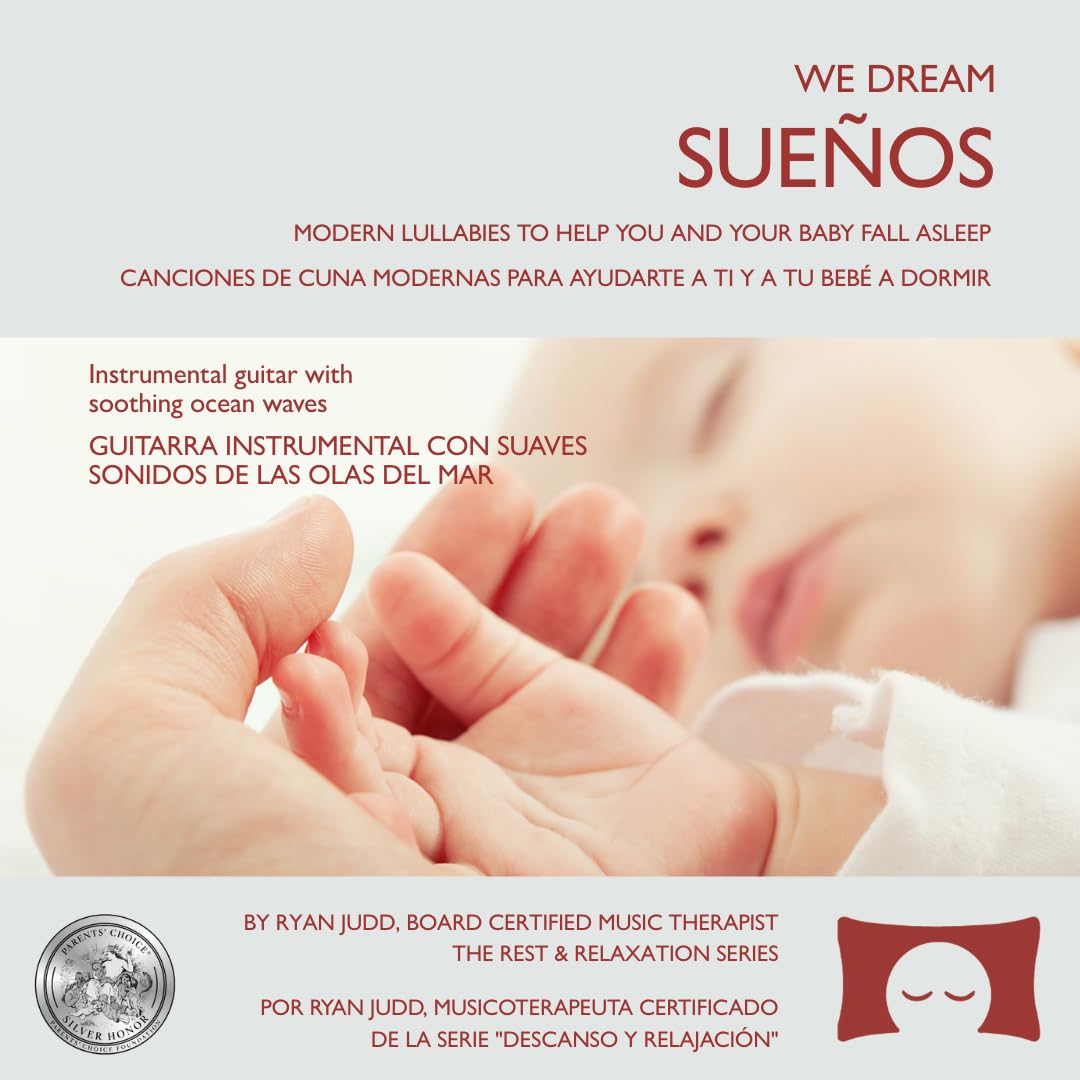 Sueños Vol. 1: Canciones de cuna para dormir – Música relajante de guitarra con ruido blanco