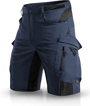  Men's Hiking Cargo Shorts: 4-Way Stretch with 6 Secure Pockets