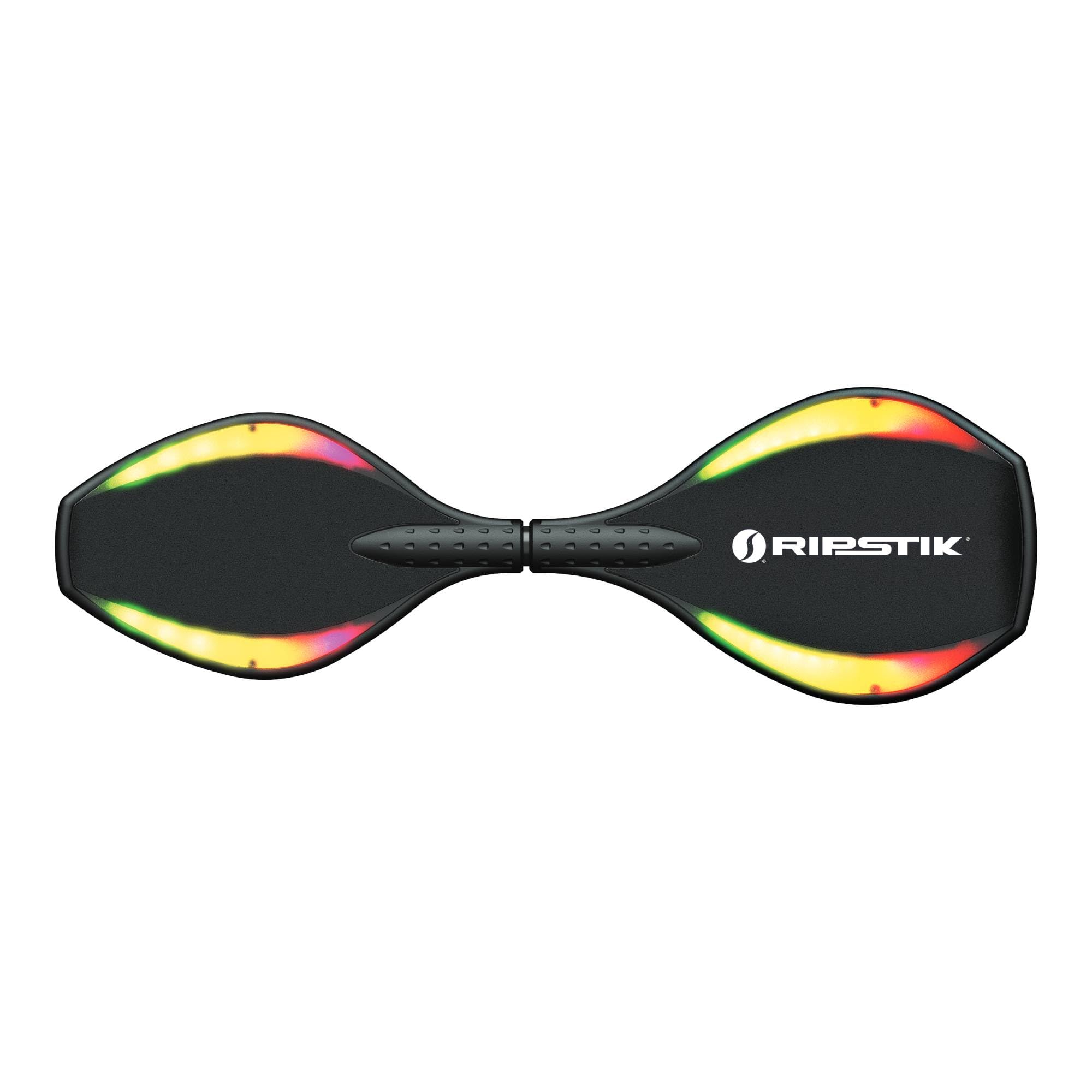 Razor Ripster Lightshow Waveboard - Tavola a Rotelle per Bambini Dagli 8 anni in su con Sterzo a 360°, Ponte Luminoso Attivato dal Movimento, 5 Modalità di Luce, Antiscivolo - Nero