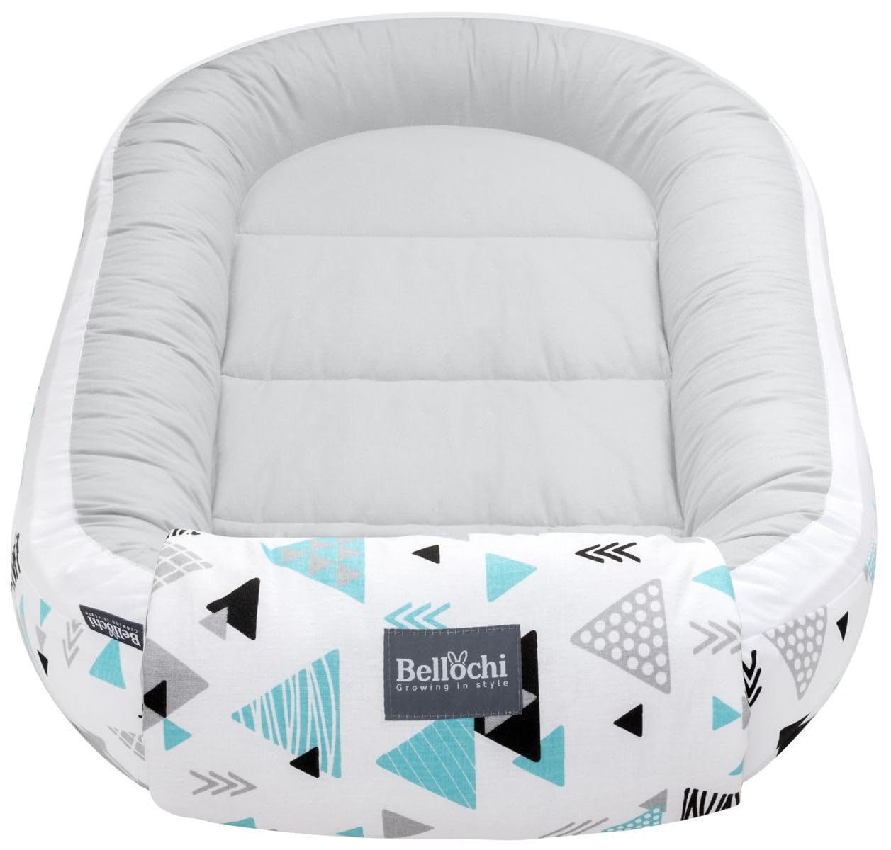 Bellochi Habarigani Newborn Nest | Lounger | 100% Cotton | 90 X 60 - View #6