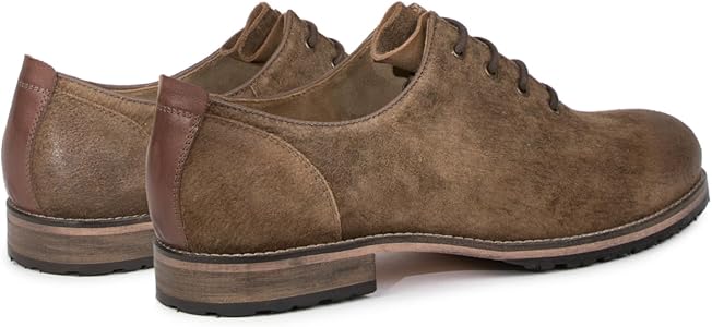 Stockerpoint Heren Haferl schoen Caruso Oxford, zand gespekt, 41 EU, Zand Gespekt, 41 EU