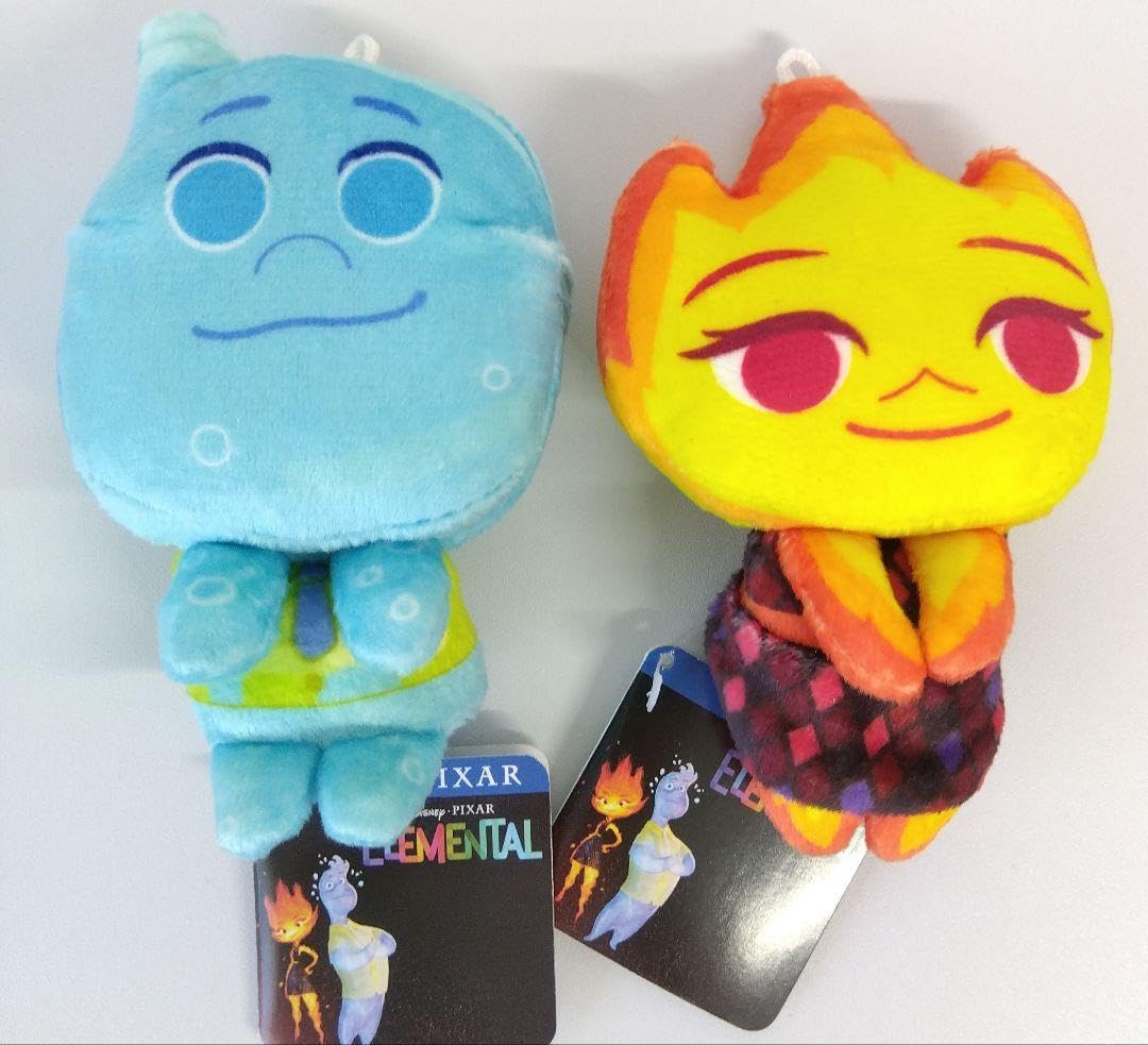 【未使用タグ付き】PIXAR マイ・エレメント　ウエイド&エンバーぬいぐるみ Amazon.co.jp: マイエレメント マスコット マイエレメント ぬいぐるみ