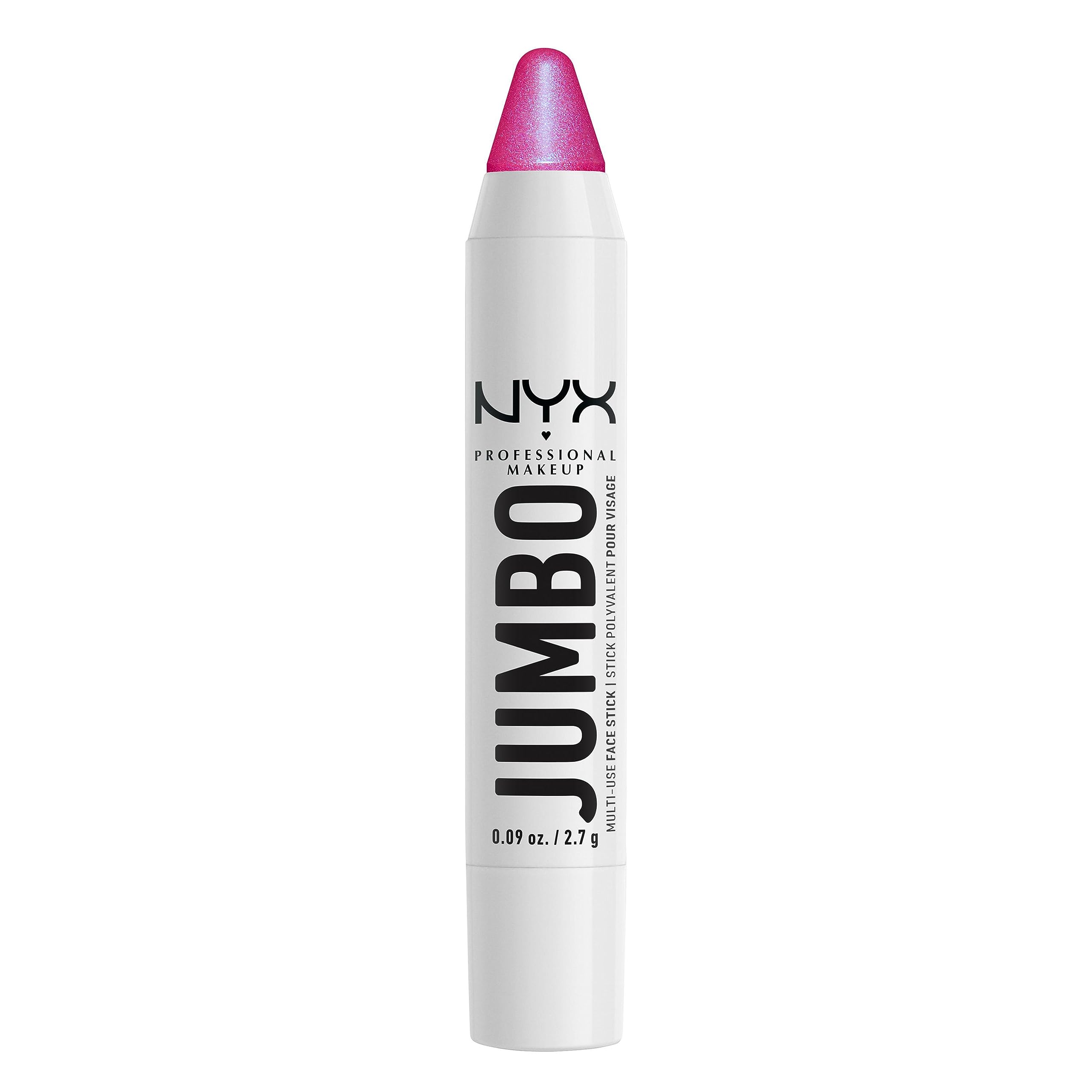NYX Professional Makeup Jumbo Lápiz de ojos iluminador, Eyeliner y Sombra de ojos, Textura cremosa, Jumbo Highlighter Stick, Tono: Blueberry Muffin