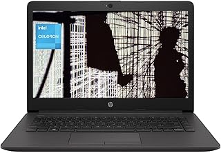 HP 240 G7 Business Laptop, 14" HD Display, Intel Celeron N4020 Processor, HDMI, Webcam, Bluetooth, Wi-Fi, UK Keyboard, Windows 11 Pro (16GB RAM | 1TB SSD)