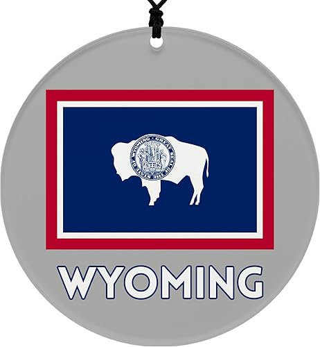 Miniatura 10 de Vermont Christmas Ornament - Festive Design Featuring State Flag - 2026 Hanging Acrylic Disc Decoration for Tree - Unique and Home Decor