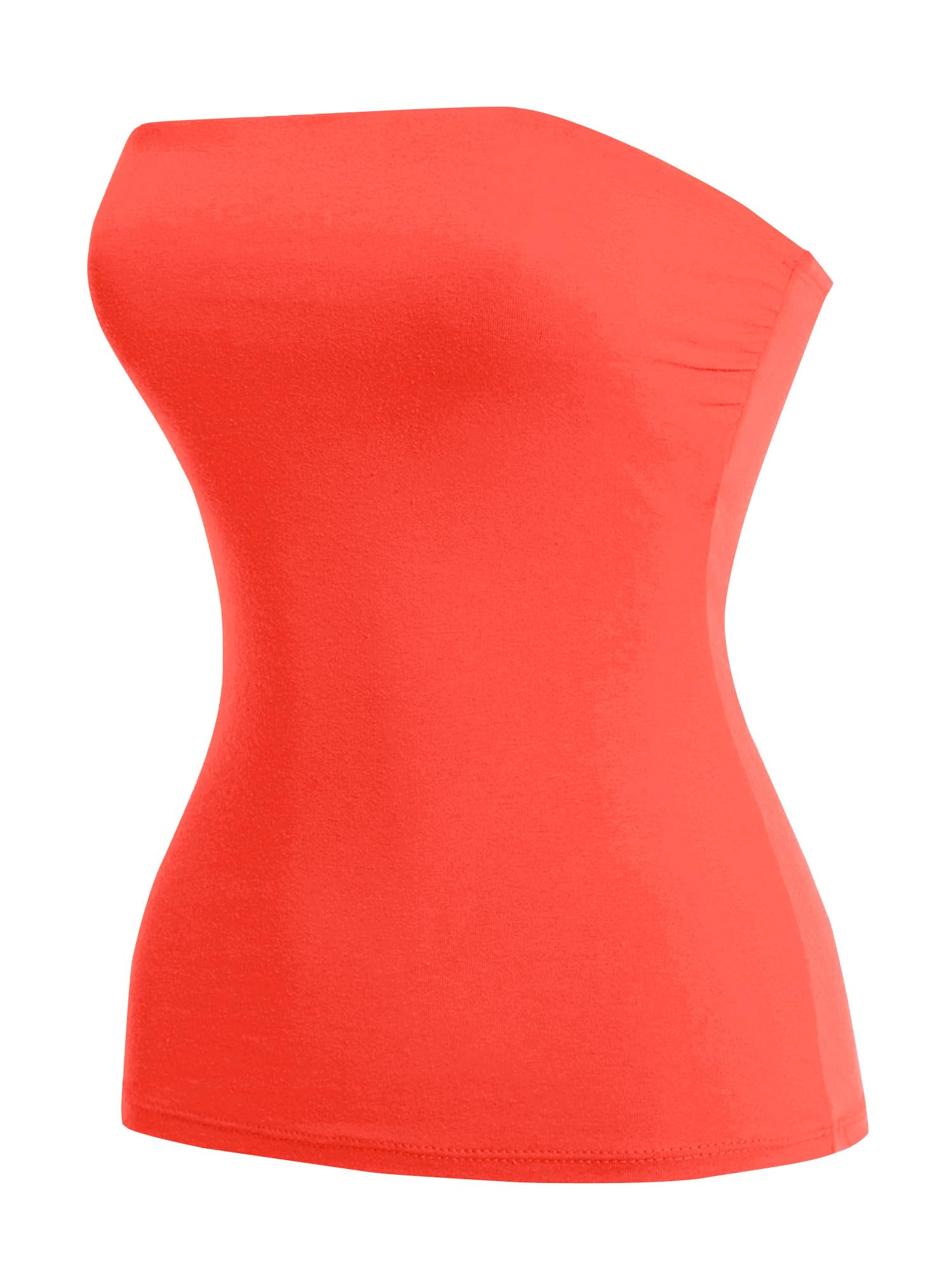 MixMatchy Women's Stretchy Strapless Tube Top Y2K Bandeau Top