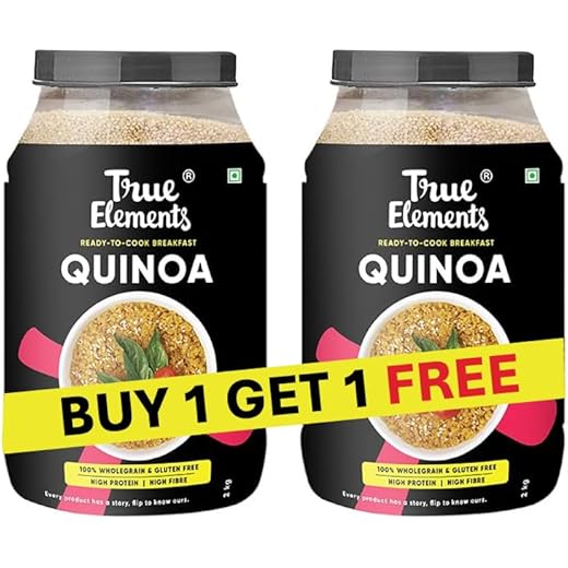 True Elements Quinoa 2kg - Wholegrain Fiber Boost