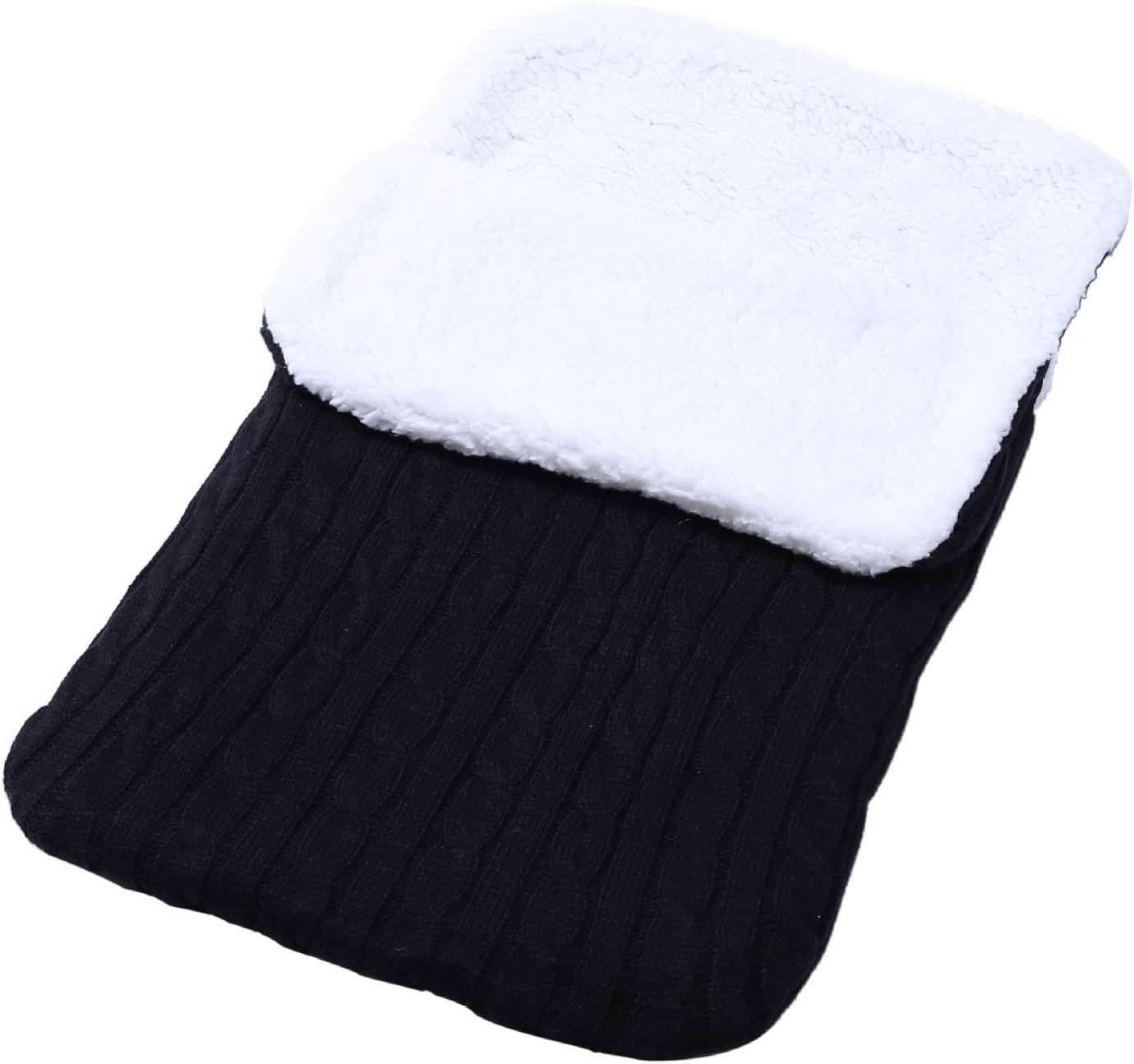 Baby Girls Boys Wrap Swaddle Blankets Newborn Infant Knit Plush Receiving Winter Warm Blankets Soft Comfort Sleeping Sack