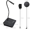 DAYTECH Window Speaker Intercom System,Dual-Way Counter Intercom System for Business Anti-Interference Intercommunication Microphone and Speaker Window Intercom for Bank/Office/Hospital/Ticket Booth