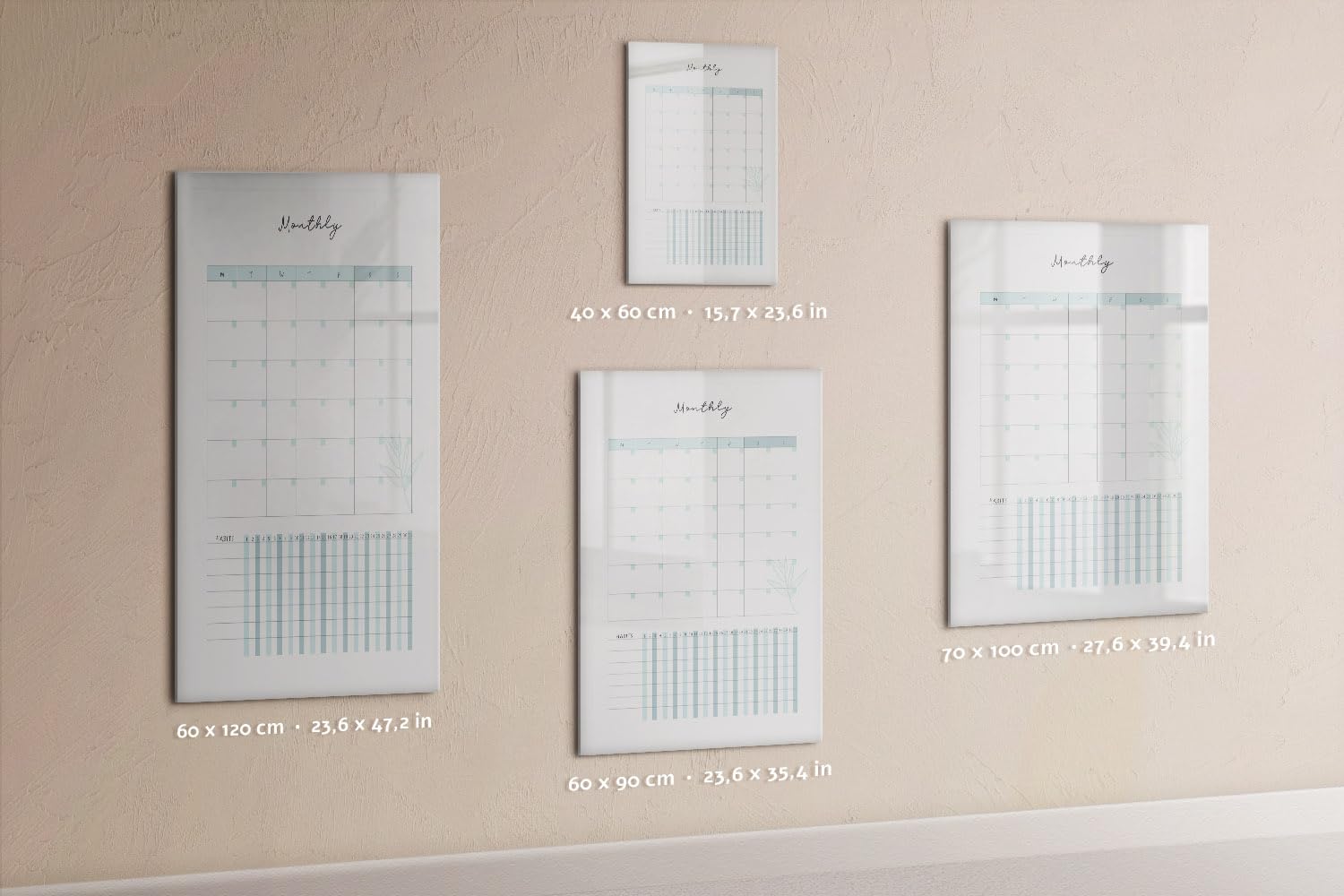 Lavagna in Vetro Magnetica con Accessori | Magneti Potenti, Pennarello e Gomma Inclusi | Ottima per Casa, Ufficio e Scuola - 90x60 - Agenda settimanale
