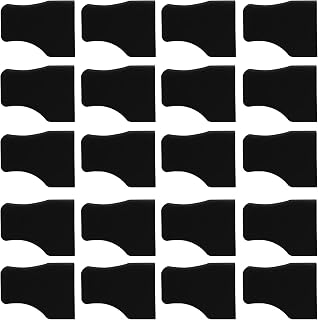 Zorfeter 20 PCS Black Coffee Syrup Pump for Preserving Freshness | Rubber Tip Cap Covers, Pourer Cap for Sugar Condiments Olive Oil, Silicone Dispensing Pumps, Restaurants