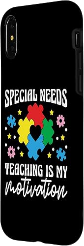 Miniatura 5 de iPhone 13 Pro Teacher Puzzle Learning - Estuche de educación especial para estudiante de enseñanza