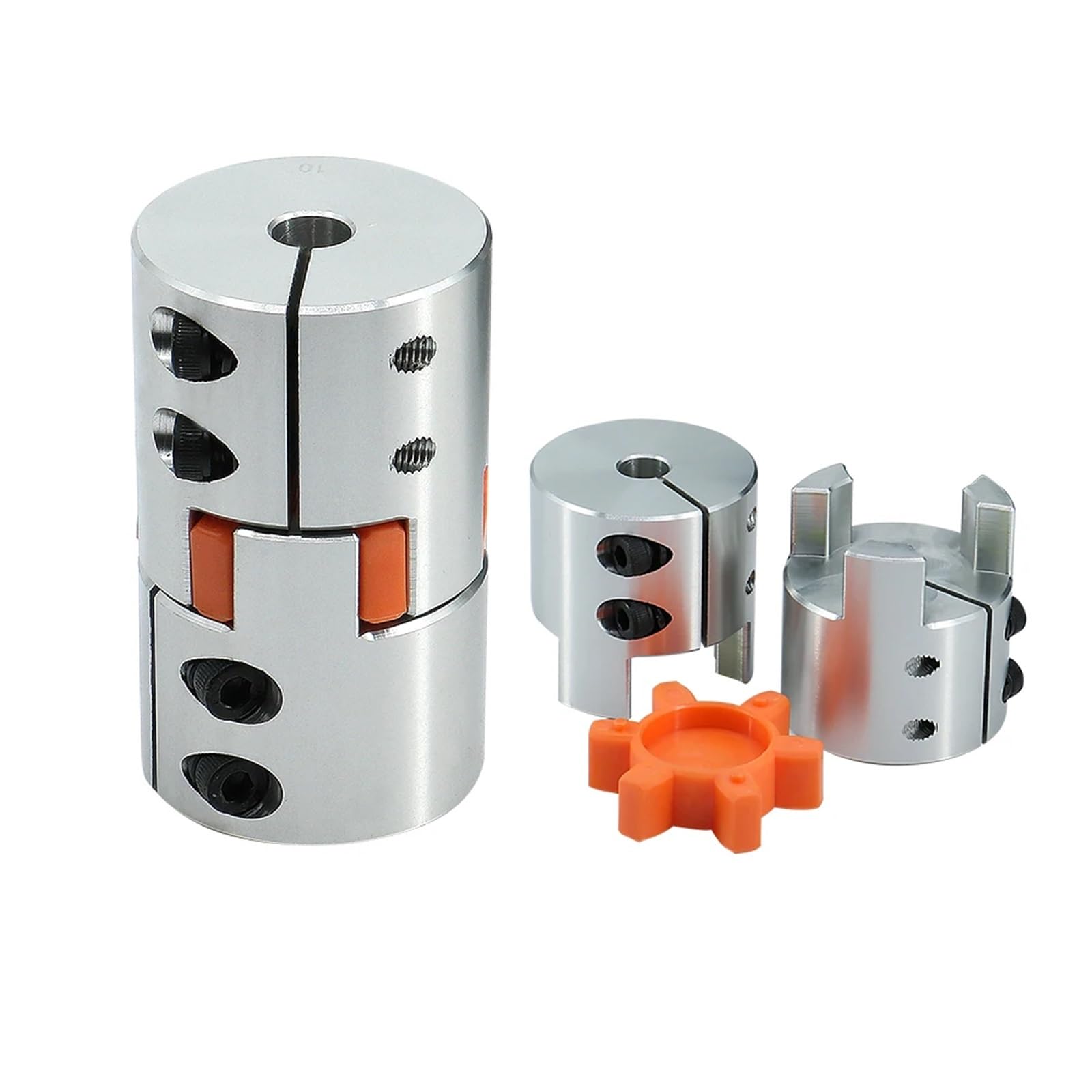 1PCS LF Quatre Mâchoires D55L78 Coupleur Aluminium Prune Accouplement d'arbre Flexible Moteur Pas À Pas Connecteur 12/12.7/14/16/20/22/25/30mm(12x14)