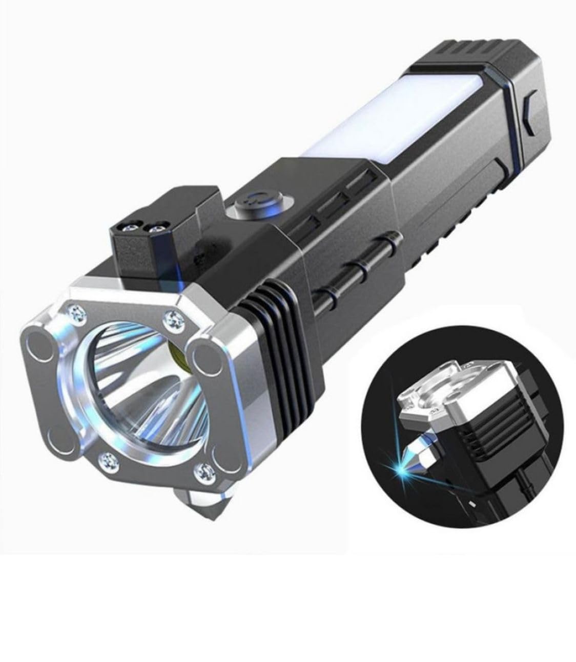 See full amazon price history chart for Portable LED Flashlight Multifunctional Work, Emergencies Safety Hammer Waterproof with Sidelight 4 Light Modes for Car Outdoor Camping Hiking Travelling Torch Lights (Multicolour) Portable LED Flashlight Multifunctional Work, Emergencies Safety Hammer Waterproof with Sidelight 4 Light Modes for Car Outdoor Camping Hiking Travelling Torch Lights (Multicolour) (B0CK5FZTN6) Amazon Price History, Amazon Price Tracker
