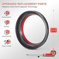 Vista 3 de Anillo de sellado de cubo de polvo SV16 SV29 mejorado compatible con Dyson Outsize Canister pieza de repuesto, compatible con accesorios de anillo