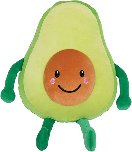 iscream Sweetest - Almohada de forro polar bordada con acento de aguacate de 14" x 10"