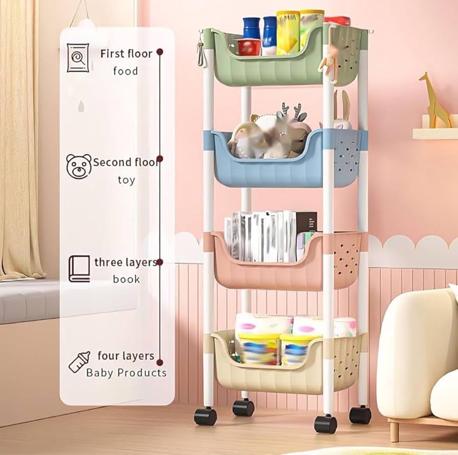 ワゴン キャスター付き リビング収納 マルチワゴン 棚 ランドセルラック NA 送料無料】 リビングワゴン マルチワゴン ランドセルラック 電話