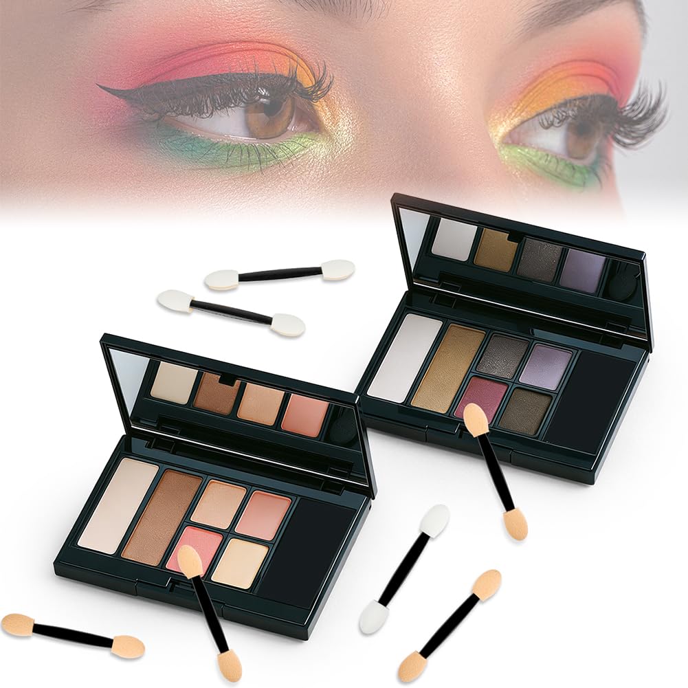 BUTBU 50 Piezas Aplicador de Sombra de Ojos, Brocha de Esponja para Sombra de Ojos de Doble Punta, Brocha para Somb-ra de Ojo-s, para Maquillaje Principiantes Chicas — view 9