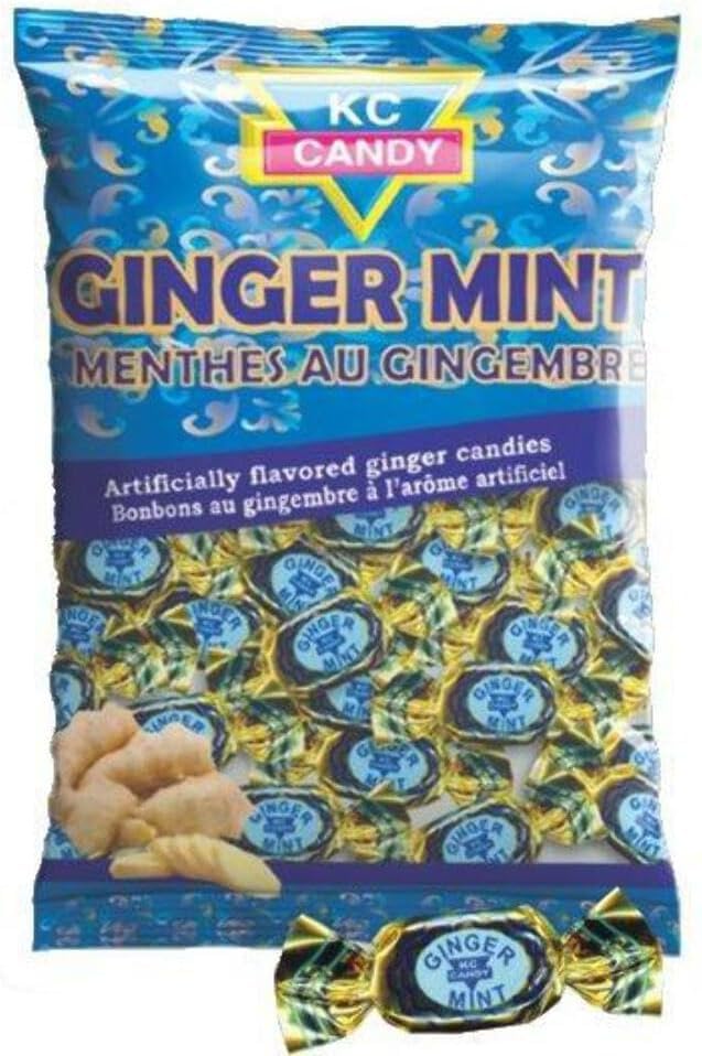 KC Candy Ginger Mints, 90g Pack of 1