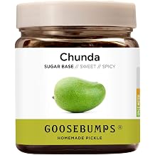 GOOSEBUMPS Gujarati Chunda | Aam ka meetha Aachar | Sun Dried Chundo | Authentic Gujarati Chunda | Oil Free | Preservative Free, 250 g Pack of 1
