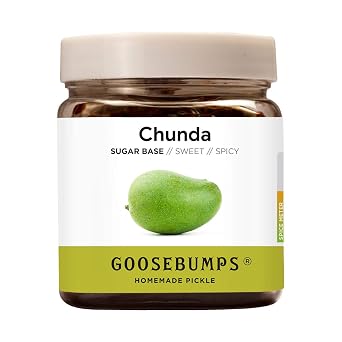 GOOSEBUMPS Gujarati Chunda | Aam ka meetha Aachar | Sun Dried Chundo | Authentic Gujarati Chunda | Oil Free | Preservative Free, 250 g Pack of 1