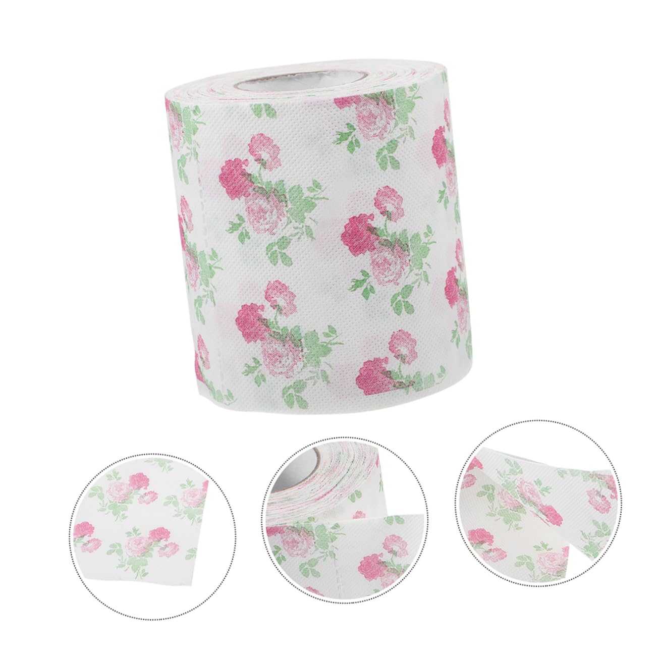 Ipetboom 3 Zestawy Serwetka Papierowa Na Lunch Akcesoria Łazienkowe Dekoracja Chusteczek Uroczy Papier Toaletowy Drukowane Chusteczki Łazienkowe Serwetka Kuchenna Miękki Papier 4 rolki*3