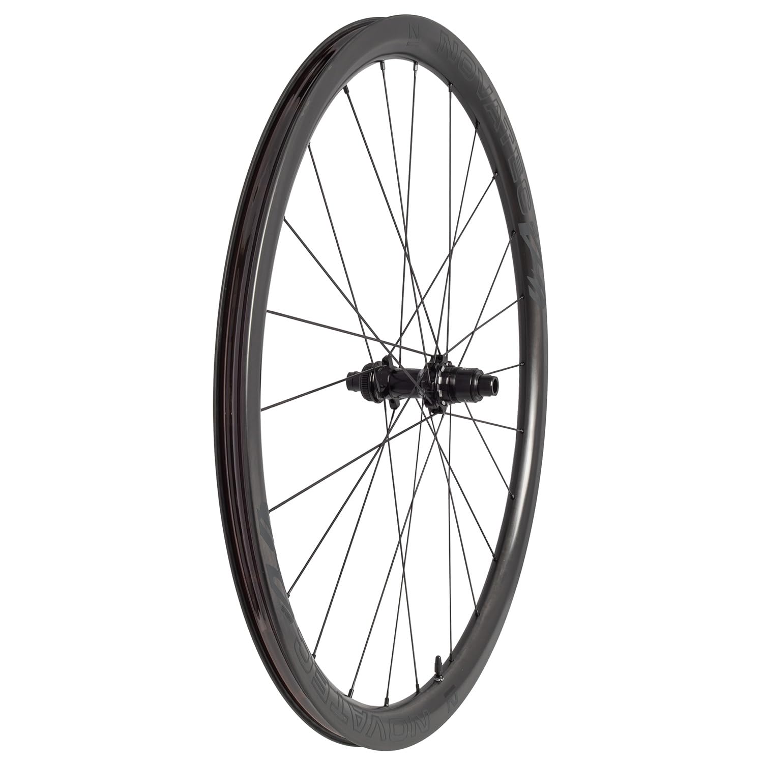 Novatec Jeu de Roues en Carbone pour vélo de Route, 35 mm et 1,275 g, sans tubeless, R3 Disc CL-Pro, Shimano HG