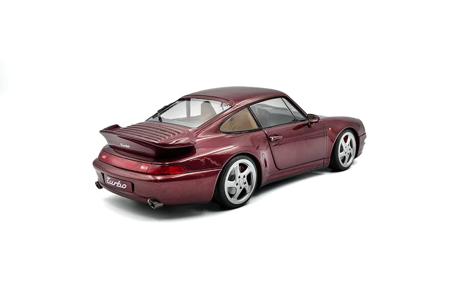 Amazon.com: Solido Porsche 911 (993) Turbo 1997 Arena Red