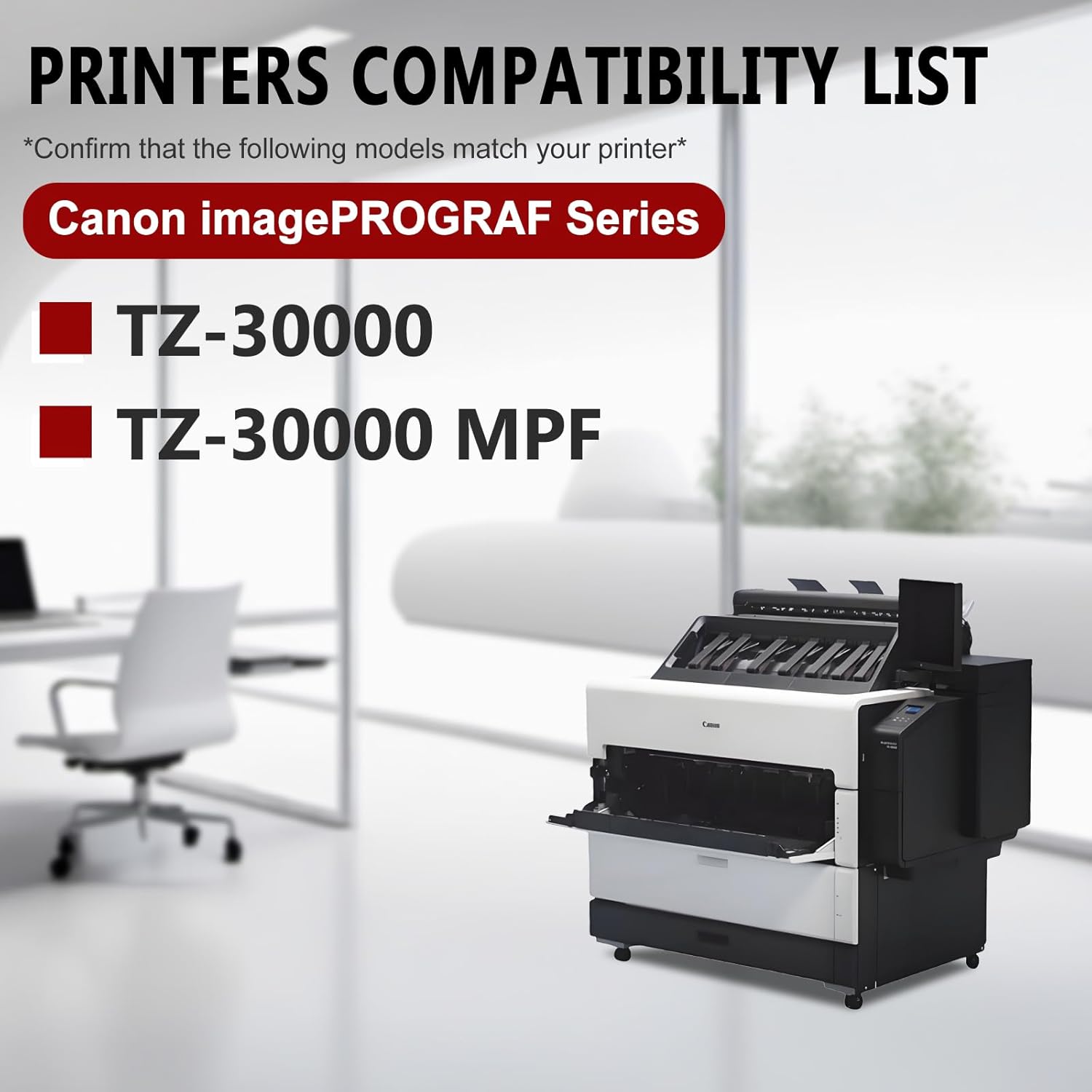 PFI-740MBK Ink Cartridge Matte Black PFI-740 Replacement for Canon imagePROGRAF TZ-30000 TZ-30000 MFP Printer (1-Pack, 700ml)