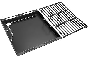 Weber Genesis Griddle Insert for Genesis II 300 Series Gas Grills, Flat Top Upgrade