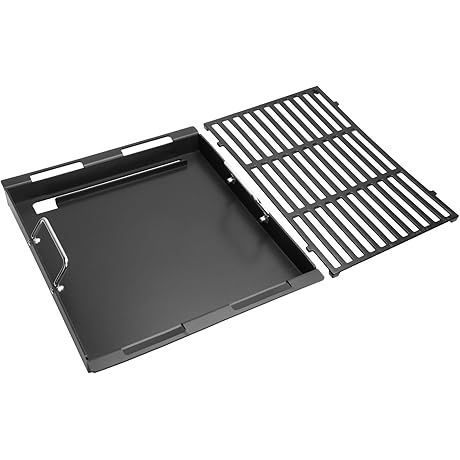 Weber Genesis Griddle Insert for Genesis II 300 Series Gas Grills, Flat Top Upgrade