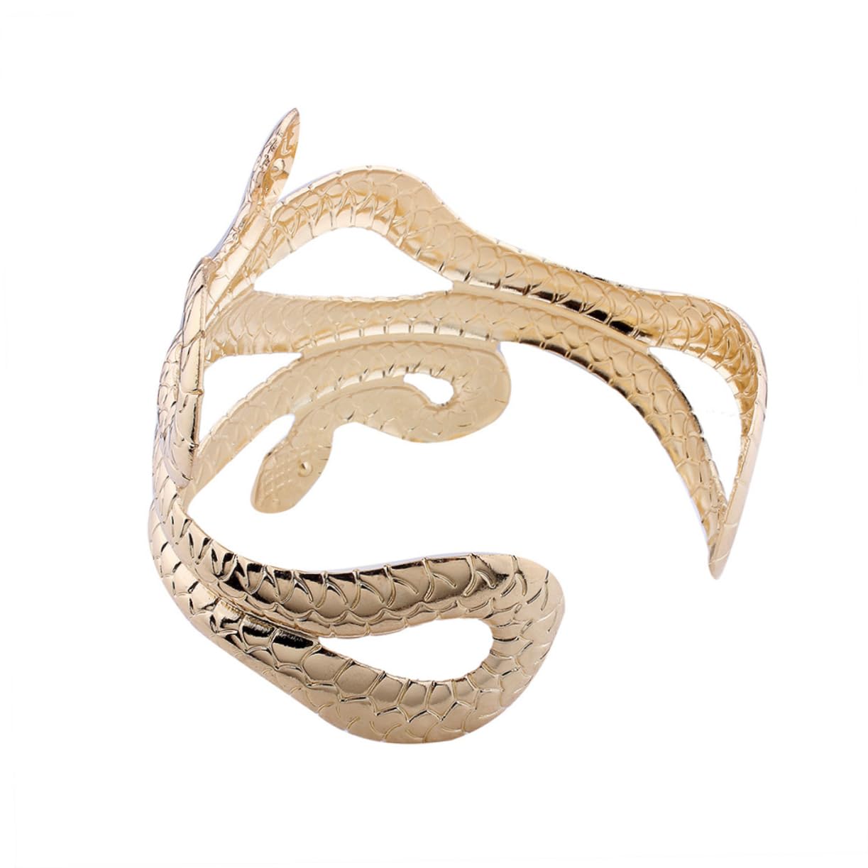 Girls Accessories 6 Stück Schlangen-Wickelarmband, Manschettenarmband für Damen, Schlangen-Armreif, Damen-Armbänder, golden Birthday Gift
