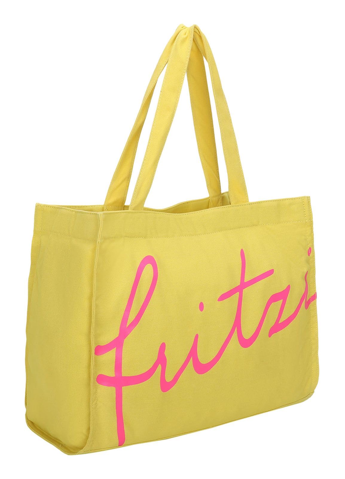 Fritzi aus Preussen Schultertasche Easy 01 Canvas Shopper Yellow gelb
