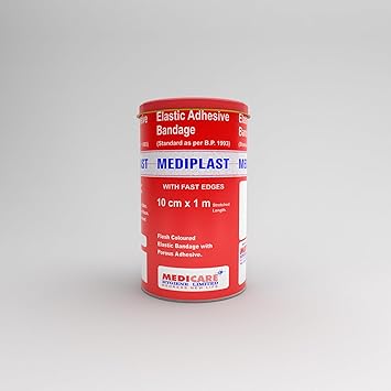 Medica Mediplast Elastic Adhesive Bandage (10CM*1MTR)