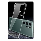 Woluki Slim Frameless Clear Phone Case for Samsung Galaxy S25 Ultra&comma; 4 Corners Enhanced Shock Protection Slim Thin High Transparent Hard PC Back Anti-Fall Anti-Fingerprint &lbrack;Not-Yellowing&rsqb; &lpar;Clear&rpar;