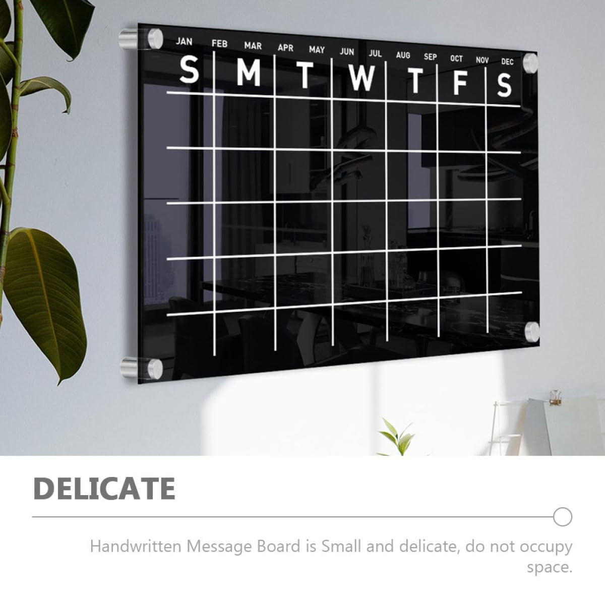 Abwischbare Acryl Kalendertafel für Wand mit Wochenplanerfunktion Praktisches und Dekoratives Notizboard für Büro und Shop Leicht und Chic Gestaltet