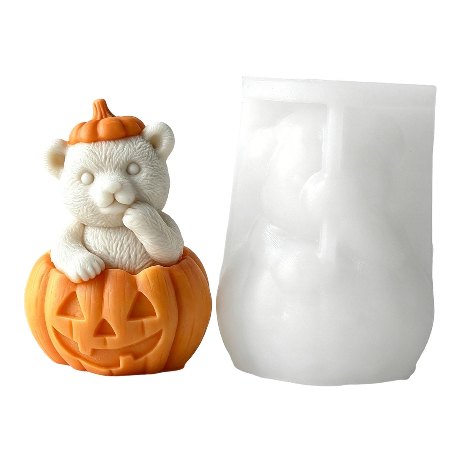 Tsophreniq Flexible Halloween Themed Silicone for and Soaps Recyclable Silicone