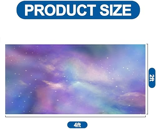 Miniatura 2 de Paquete de 4 cubiertas de luz fluorescente para luz de techo, filtros de luz Beautiful Heavens Us para aula, oficina, hogar, cubierta de luz