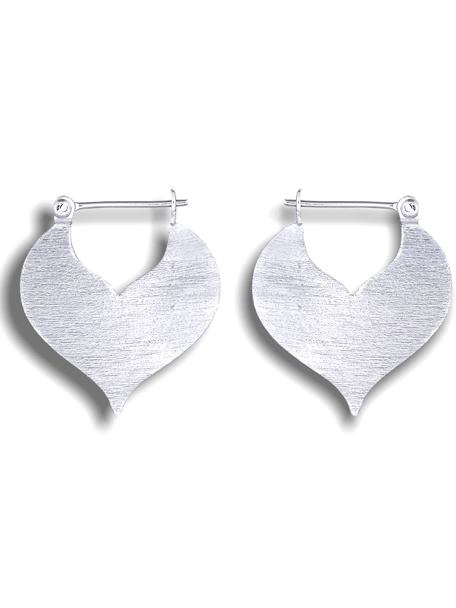 Boucles d'oreilles argent minimalistes Sultan III : le bijou idéal du bureau au dîner