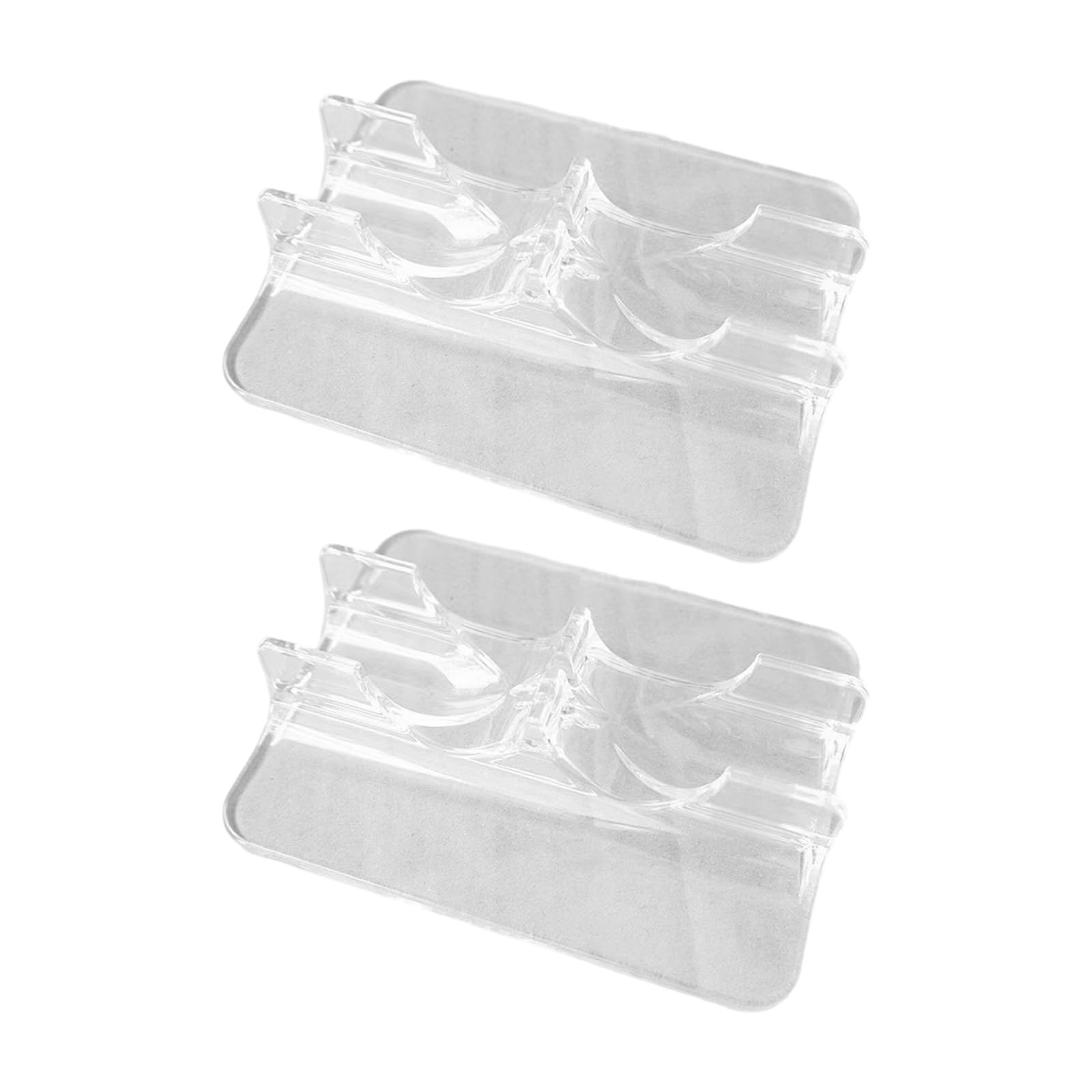 Hsioluted 2PCS Practical Roller Skate Display Rack Transparency Ice Skates Storage Stand for Retail Store Exhibition Retail Skate Exhibition Shelf