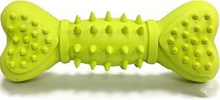 Dog Chewing Toys for Aggressive Chewers, Bone Shape Dog Squeaky Toys | Small/Medium Dogs Rubber Puppy Chew Toys for Teething, Soft Puppy Teething Toys, Dog Bone Chew Toy