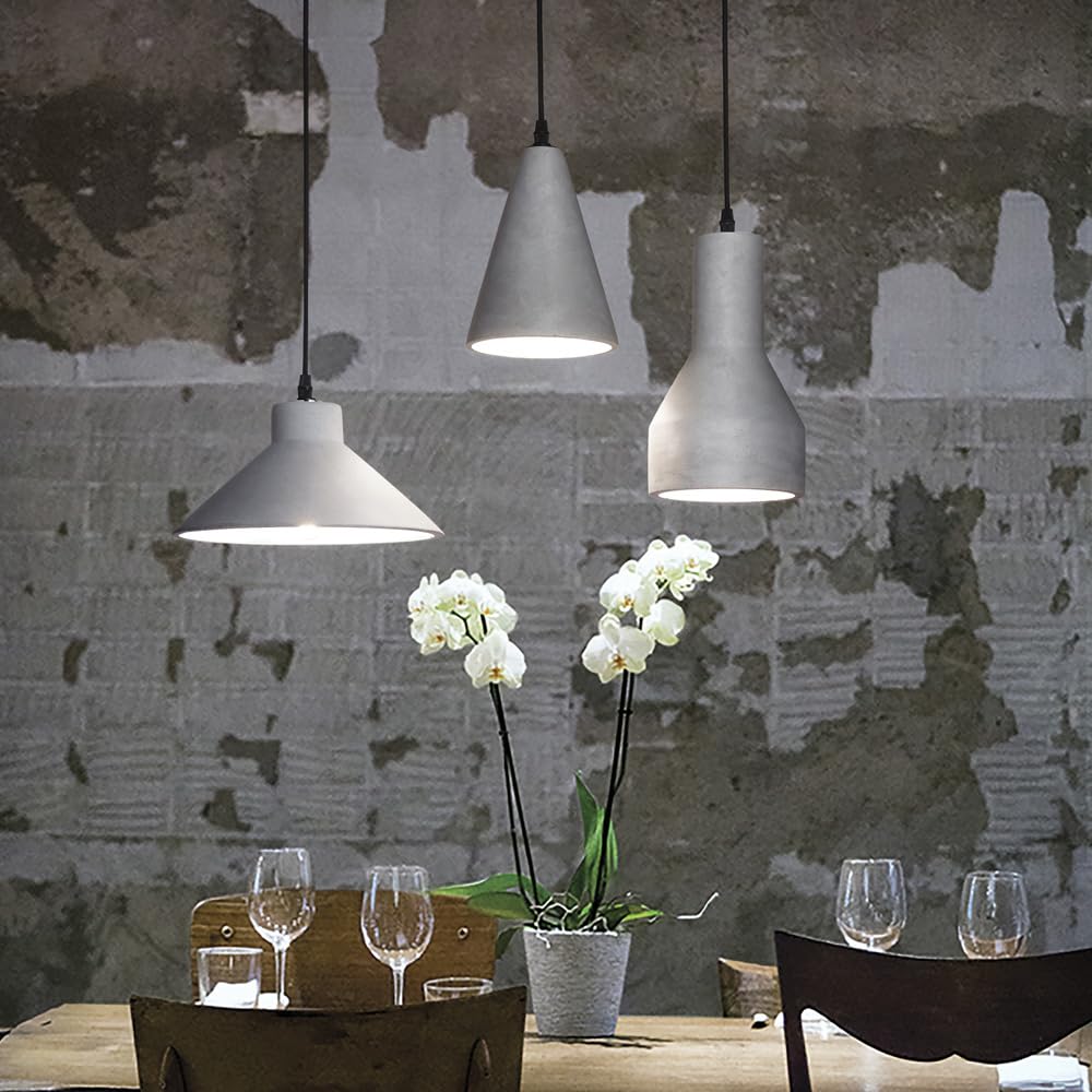 Evergreen Lights Lampada A Sospensione Cemento