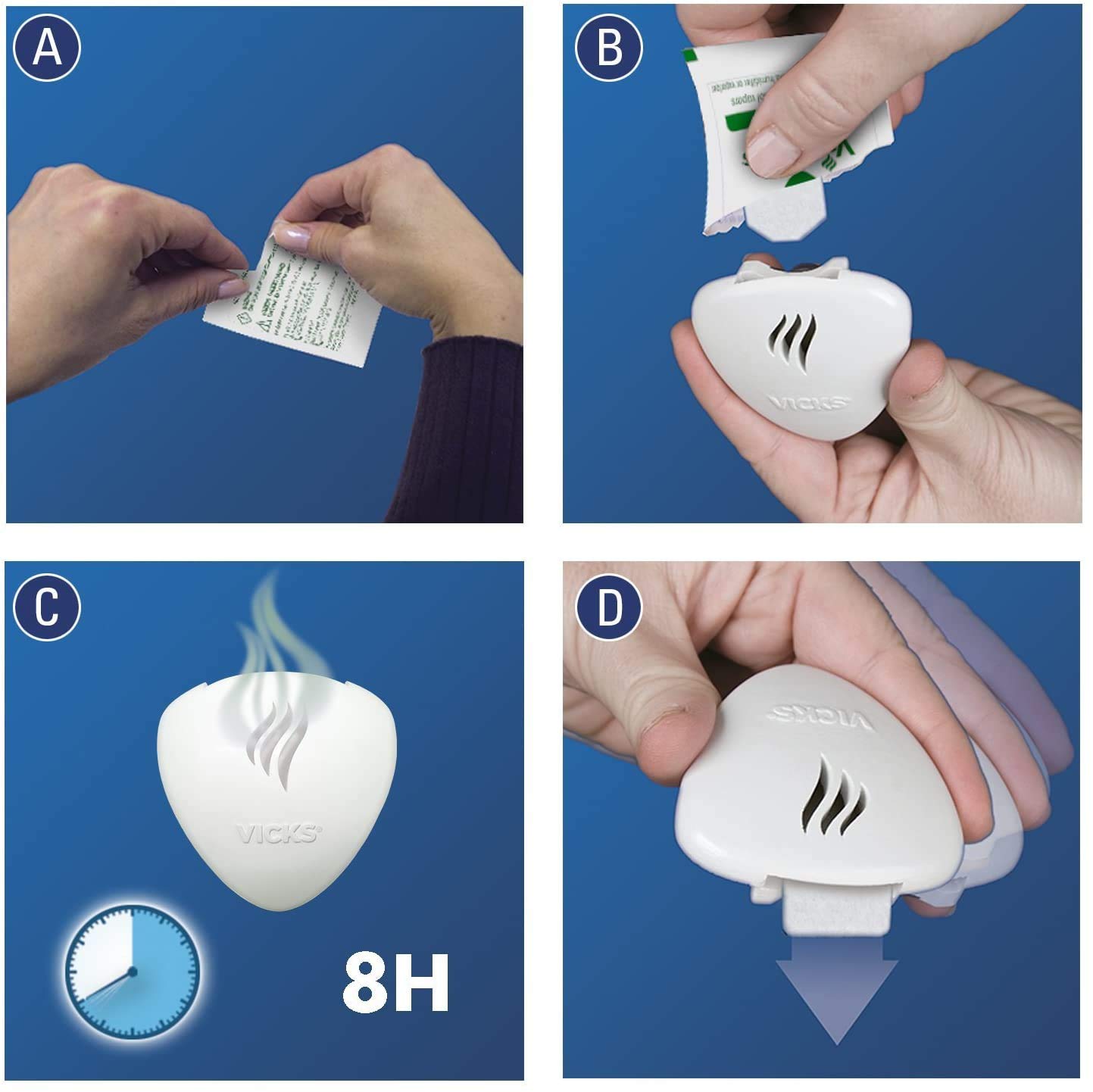 Vicks Rosemary & Lavender Comforting Vapors Waterless PlugIn