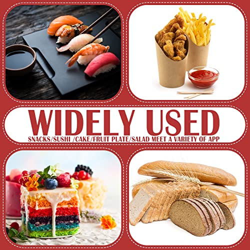 Disposable Square Palm Bowls Palm 4.3 X 3.94 Inch Leaf Bowls Bamboo Disposable Plates Square Wood Plates For Birthday Party, Wedding Events, Appetizer, Dessert, Catering And Home Use (50 Pcs) #TOP6