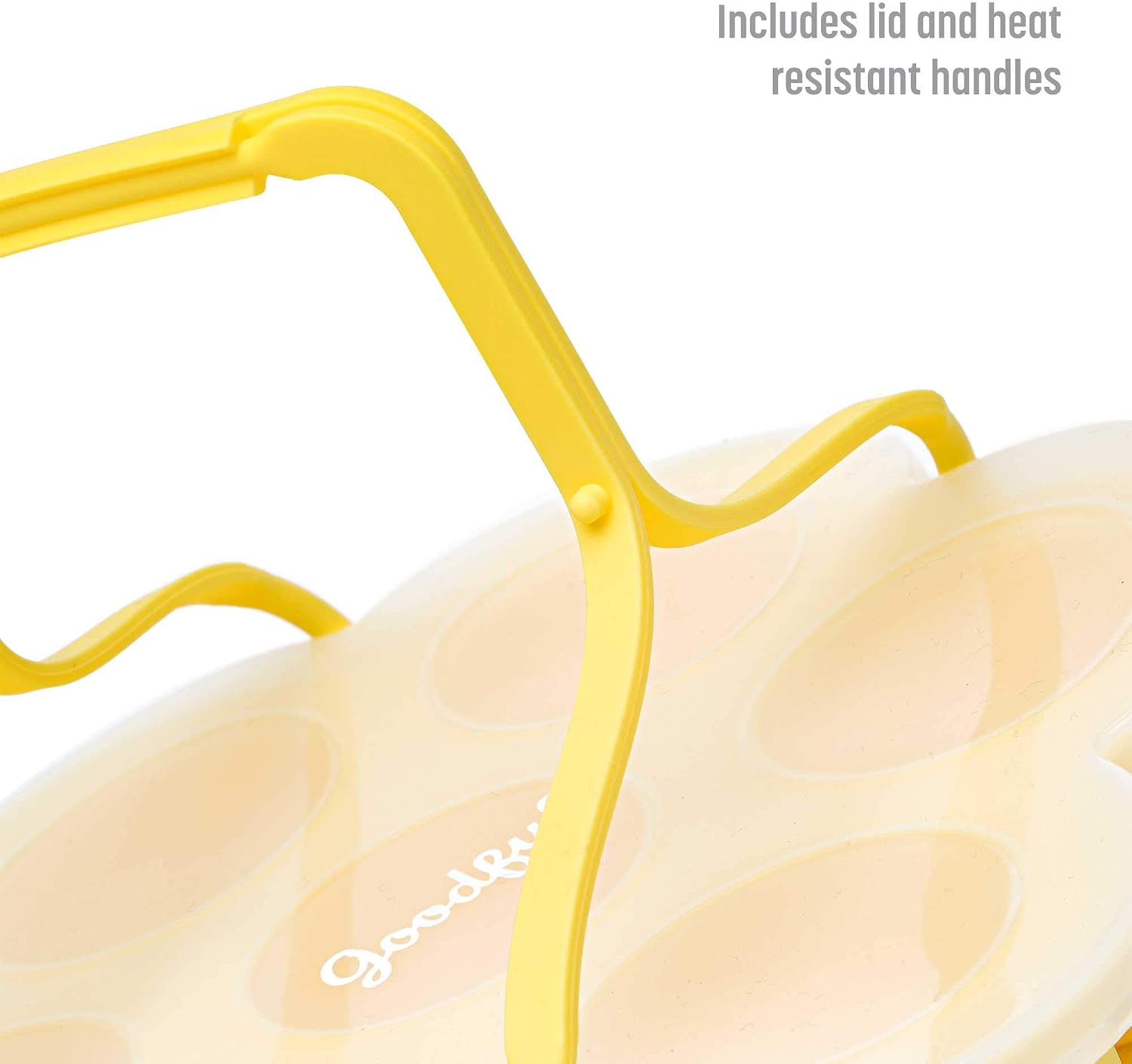 Goodful Poached Egg Maker or Egg Bite Mold, BPA-Free, Food Grade Silicone, Freezer Safe, Use with Pressure Cooker, Instant Pot or Boiling Water, Heat Resistant, 3-Piece Set