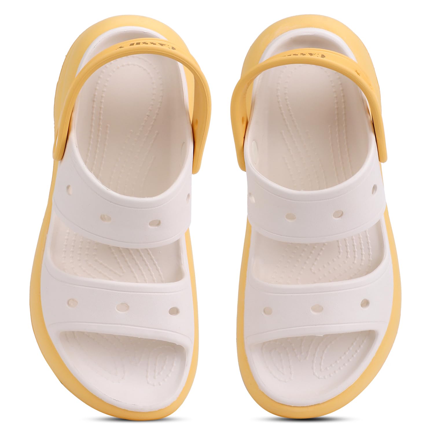 CASSIEY Fashionable Comfortable Lightweight Heeled Clog Sandals for Womens and Girls- Yellow (B0D9FVHRL6) Amazon Price History, Amazon Price Tracker