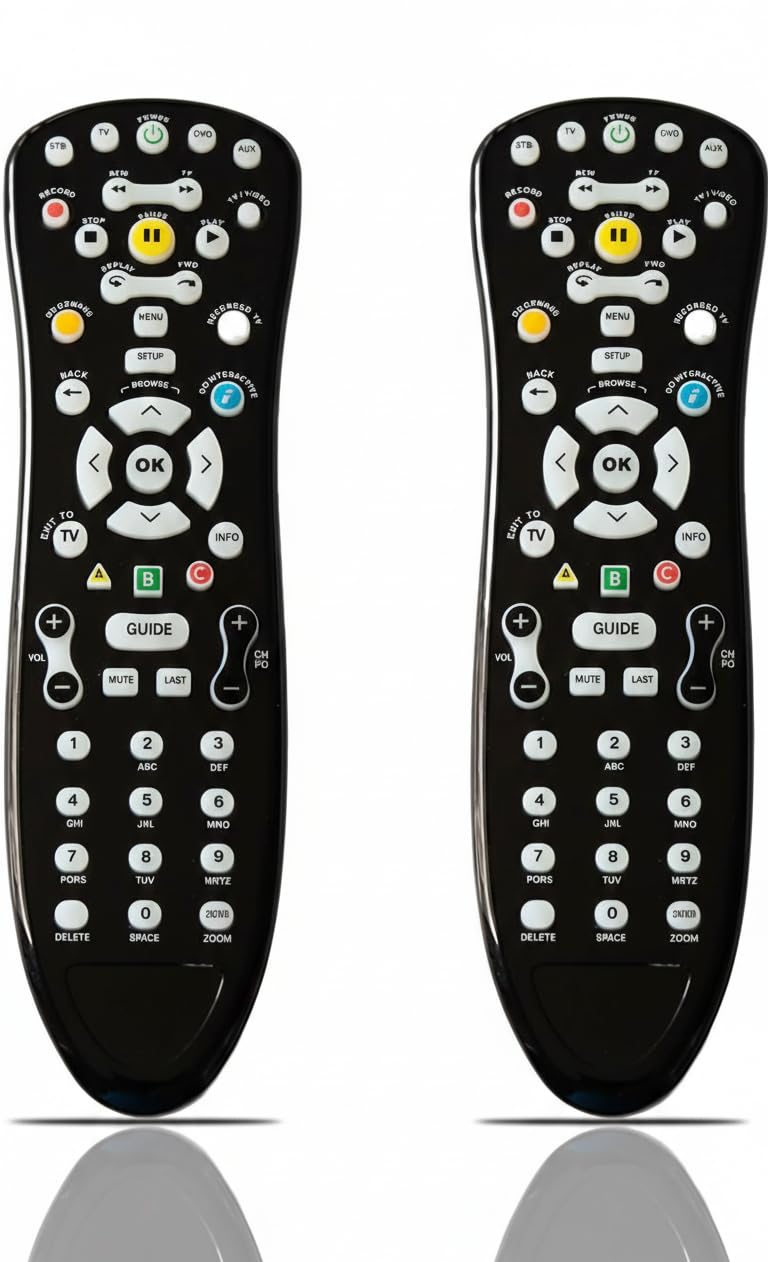 Photo 1 of (2-Pack) Replacement for Att S10-S1 Remote Controls for Uverse Receiver, Universal Remote Compatible with S10 S1B to S4, Easy Setup Remote for TV and DVR