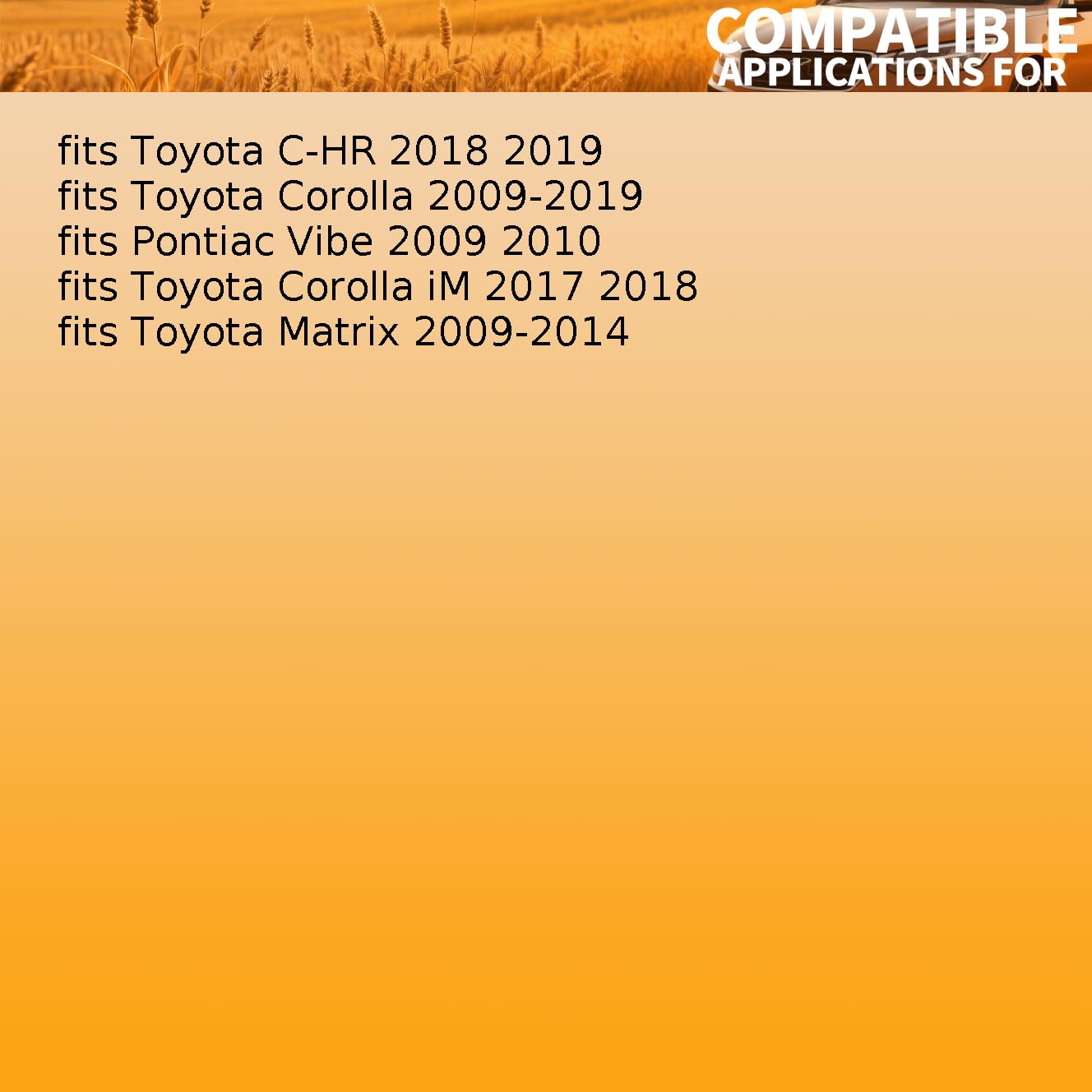 1 x Engine Cooling Fan Module fits Toyota Matrix,C-HR,Corolla iM 2009 2010 2011 2012 2013 2014 2015 2016 2017 2018 2019 fits Pontiac Vibe 2009 2010 Replacement 8925712010